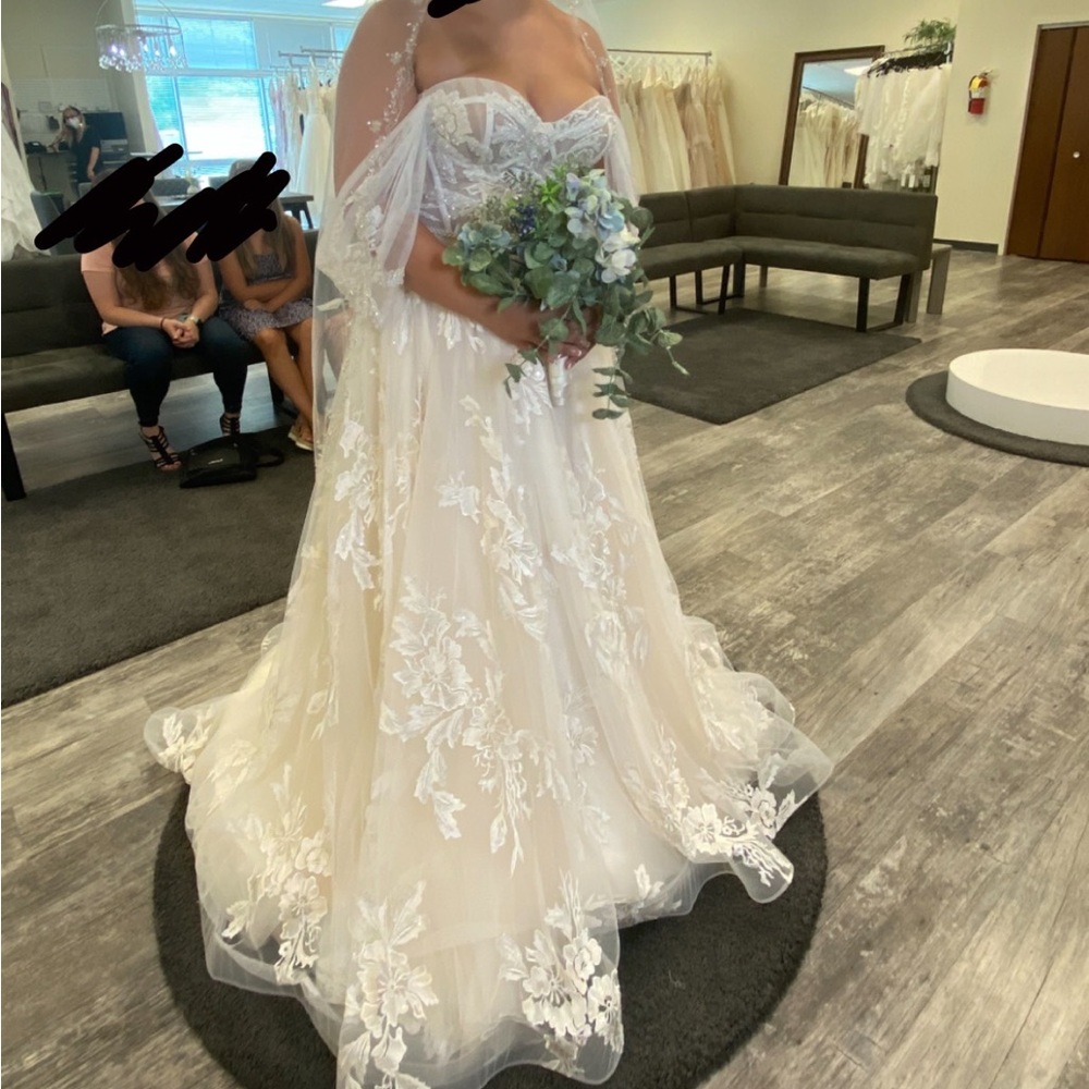 princess/boho style wedding dress - Picture 4 of 4